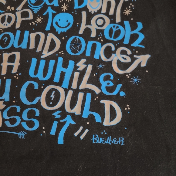 Vintage Benny Gold Ferris Bueller Tshirt Large L main quote - Picture 2 of 5